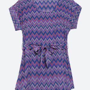 Pixley Women’s Purple Tunic w/Tie Waist